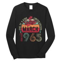 58 Years Old 58th Birthday Gifts Vintage Retro March 1965 Long Sleeve Shirt