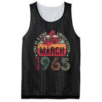 58 Years Old 58th Birthday Gifts Vintage Retro March 1965 Mesh Reversible Basketball Jersey Tank