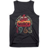 58 Years Old 58th Birthday Gifts Vintage Retro March 1965 Tank Top