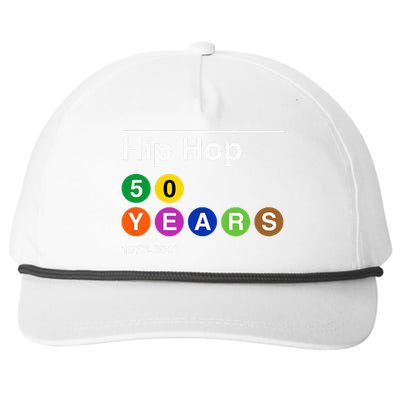 50 Years Of Hip Hop 50th Anniversary Retro Snapback Five-Panel Rope Hat