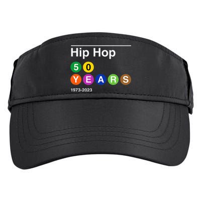 50 Years Of Hip Hop 50th Anniversary Retro Adult Drive Performance Visor