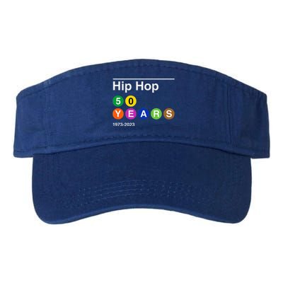 50 Years Of Hip Hop 50th Anniversary Retro Valucap Bio-Washed Visor