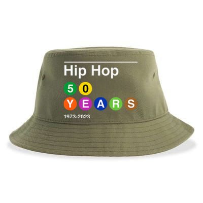 50 Years Of Hip Hop 50th Anniversary Retro Sustainable Bucket Hat