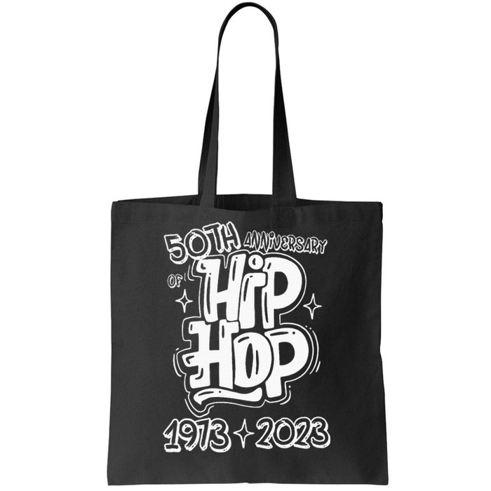 50 Years Old 50th Anniversary Of Hip Hop Graffiti Hip Hop Tote Bag