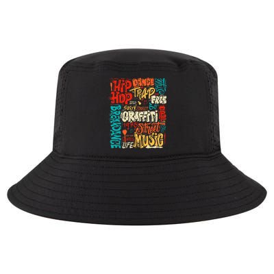 50 Years Old 50th Anniversary Of Hip Hop Graffiti Hip Hop Cool Comfort Performance Bucket Hat