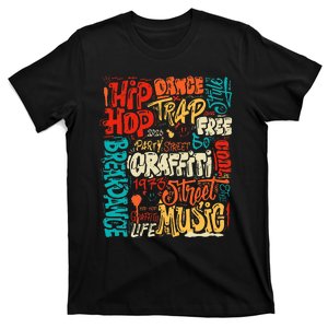 50 Years Old 50th Anniversary Of Hip Hop Graffiti Hip Hop T-Shirt