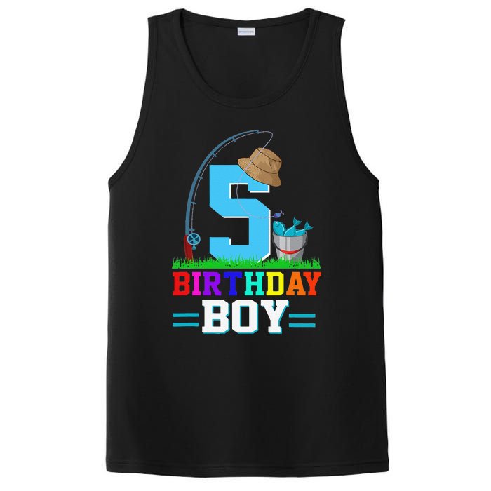 5 Year Old Fishing 5th Birthday Bday Party Decorations PosiCharge Competitor Tank