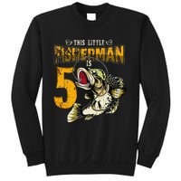 5 Year Old Fishing Gifts Fisherman 5th Birthday Sweatshirt