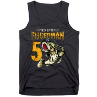 5 Year Old Fishing Gifts Fisherman 5th Birthday Tank Top