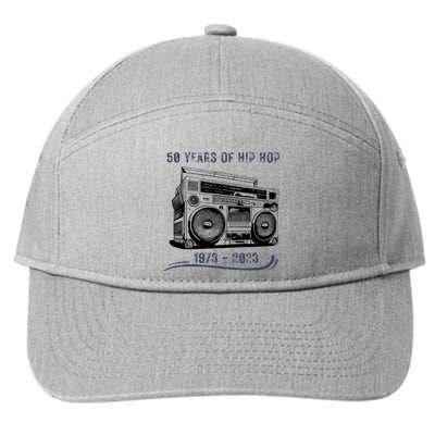 50 Years Of Hip Hop 50th Anniversary Of Rap 7-Panel Snapback Hat