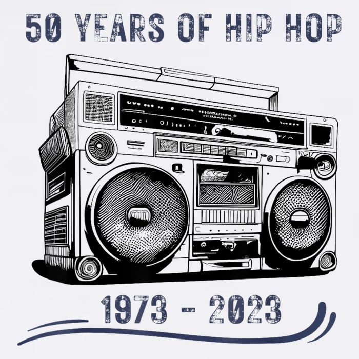 50 Years Of Hip Hop 50th Anniversary Of Rap Cooling Performance Crew T-Shirt