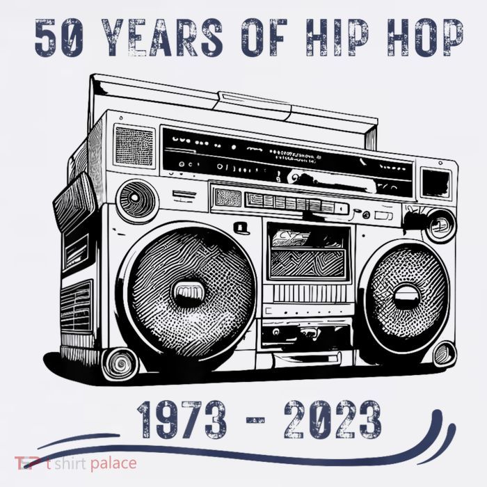 50 Years Of Hip Hop 50th Anniversary Of Rap T-Shirt