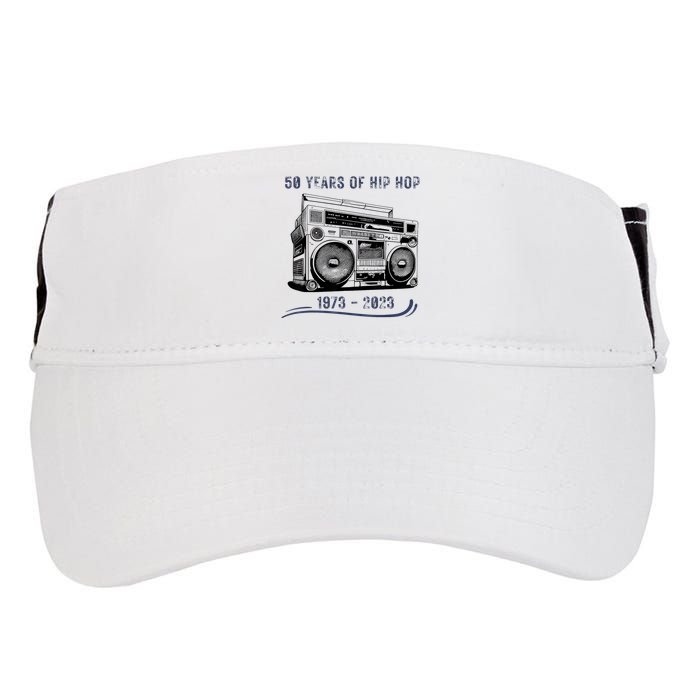 50 Years Of Hip Hop 50th Anniversary Of Rap Adult Drive Performance Visor