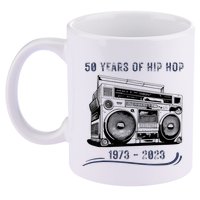 50 Years Of Hip Hop 50th Anniversary Of Rap 11oz C Handle Ceramic Mug