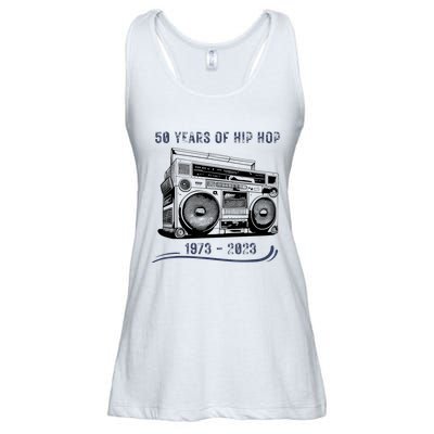 50 Years Of Hip Hop 50th Anniversary Of Rap Ladies Essential Flowy Tank