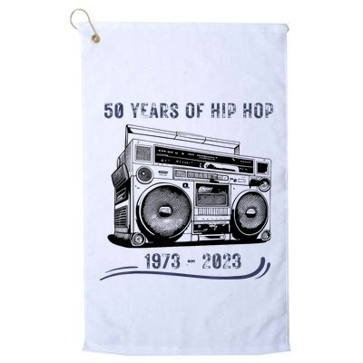 50 Years Of Hip Hop 50th Anniversary Of Rap Golf Towel