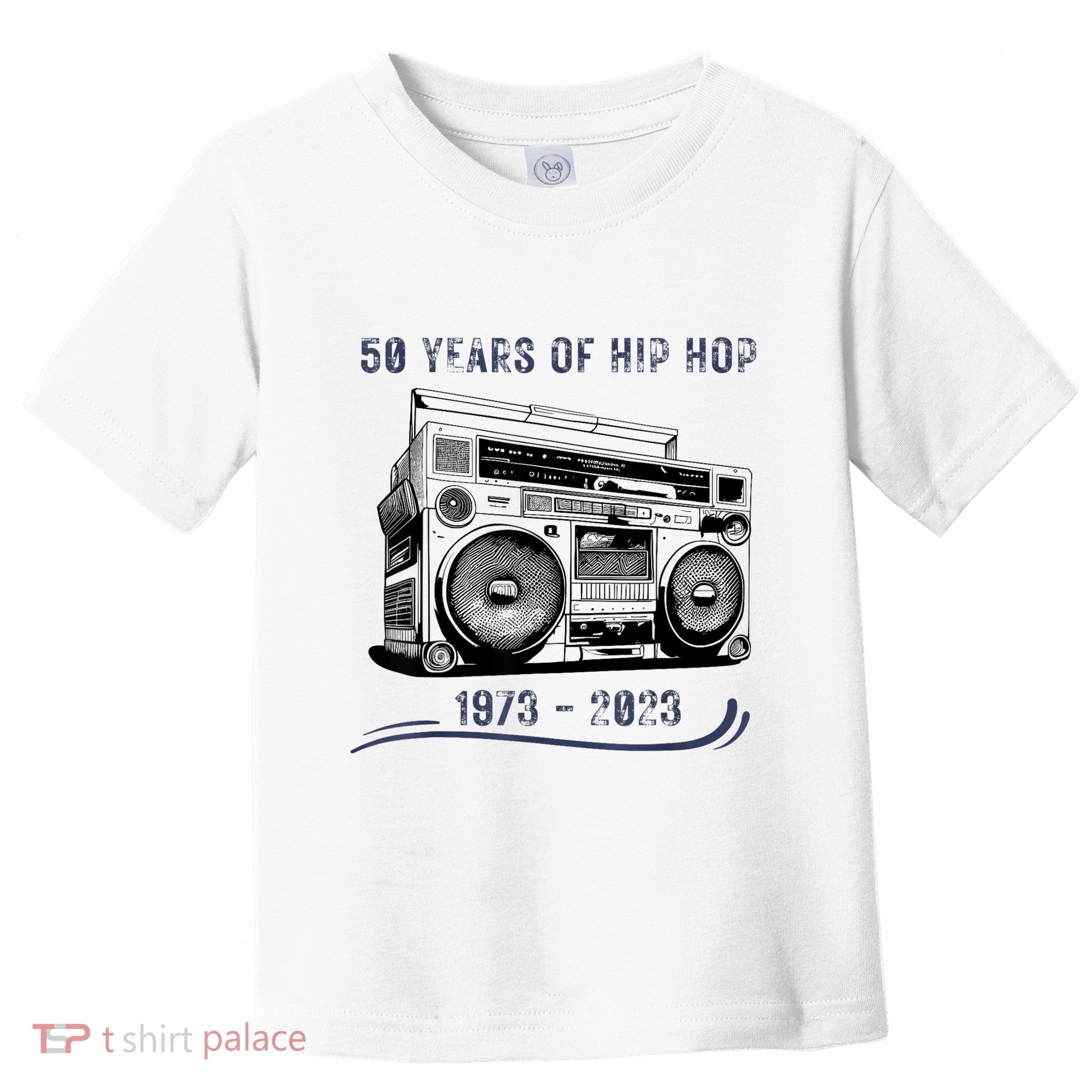 50 Years Of Hip Hop 50th Anniversary Of Rap Toddler T-Shirt