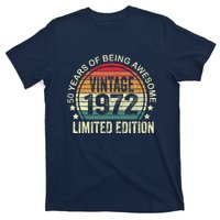 50 Year Old Gifts Vintage 1972 Limited Edition 50th Birthday T-Shirt