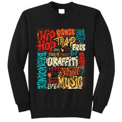 50 Years Old 50th Anniversary Of Hip Hop Graffiti Hip Hop Sweatshirt