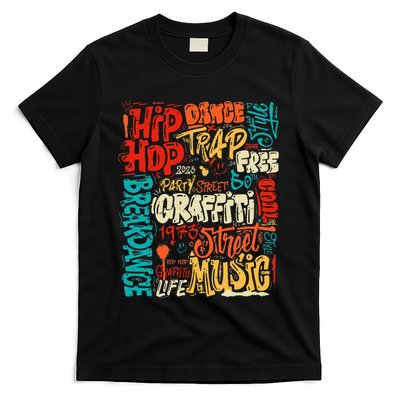 50 Years Old 50th Anniversary Of Hip Hop Graffiti Hip Hop T-Shirt