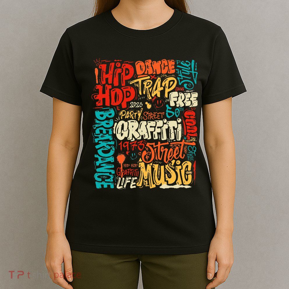 50 Years Old 50th Anniversary Of Hip Hop Graffiti Hip Hop T-Shirt