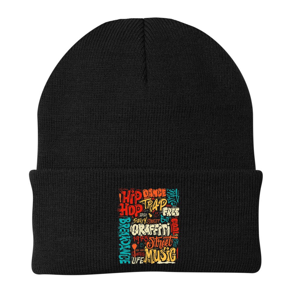 50 Years Old 50th Anniversary Of Hip Hop Graffiti Hip Hop Beanie