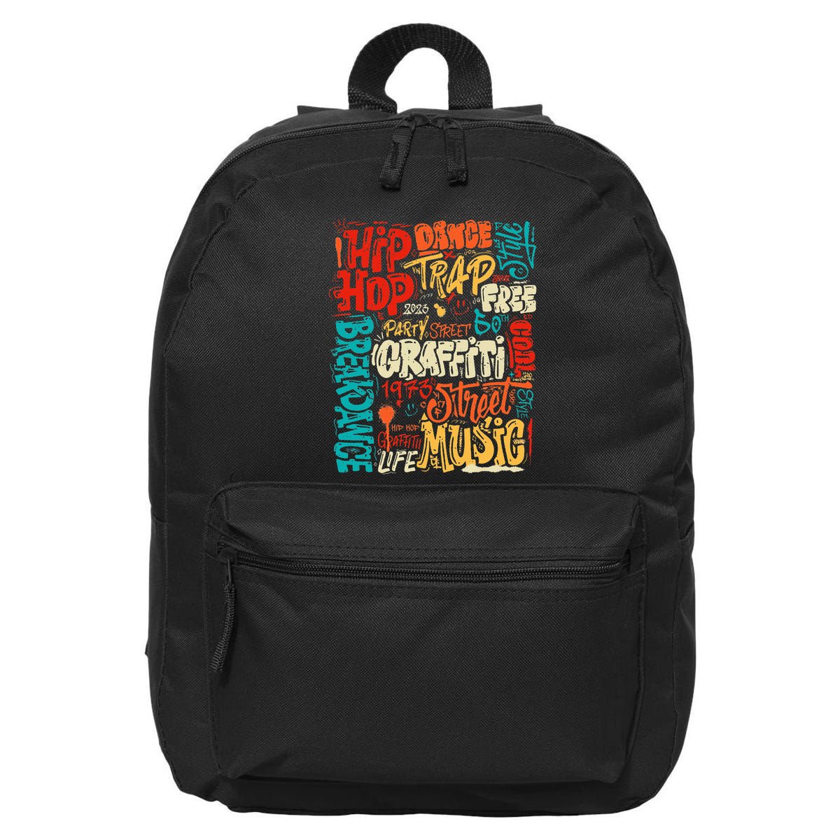 50 Years Old 50th Anniversary Of Hip Hop Graffiti Hip Hop 16 in Basic Backpack