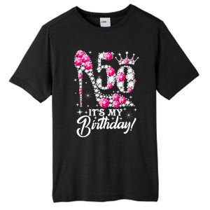 50 Years Old It's My 50th Birthday Funny Pink Diamond Shoes Tall Fusion ChromaSoft Performance T-Shirt