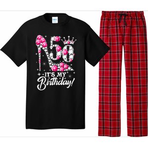 50 Years Old It's My 50th Birthday Funny Pink Diamond Shoes Pajama Set