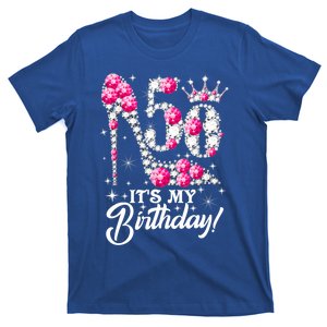 50 Years Old It's My 50th Birthday Funny Pink Diamond Shoes T-Shirt