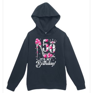 50 Years Old It's My 50th Birthday Funny Pink Diamond Shoes Urban Pullover Hoodie