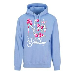 50 Years Old It's My 50th Birthday Funny Pink Diamond Shoes Unisex Surf Hoodie