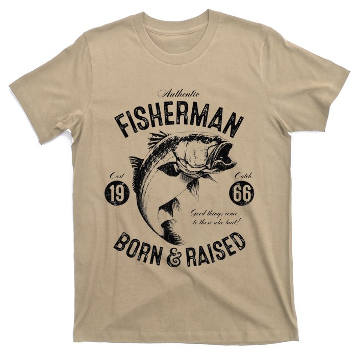 57 Year Old Fisherman Fishing 1966 57th Birthday Cute T-Shirt