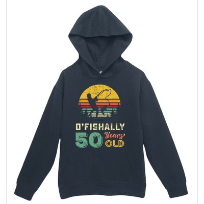 50 Years Old Fishing Gift 50th Birthday Cool Fifty Year Old Gift Urban Pullover Hoodie