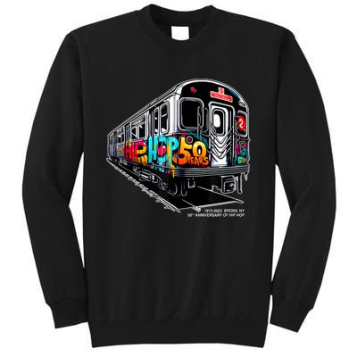 50 Years Of Hiphop Bronx Graffiti 50th Anniversary Tall Sweatshirt