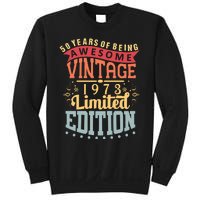 50 Years Of Being Awesome Vintage 1973 Sweatshirt