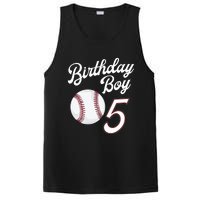 5 Years Old Baseball Themed 5th Birthday Party Sports PosiCharge Competitor Tank