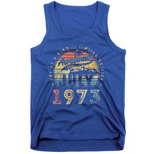 50 Year Old Awesome Since July 1973 50th Birthday Tank Top