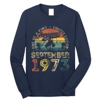 50 Years Old September 1973 Vintage Retro 50th Birthday Long Sleeve Shirt