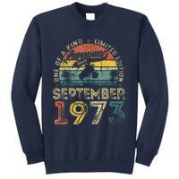 50 Years Old September 1973 Vintage Retro 50th Birthday Sweatshirt