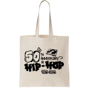 50 Years Old 50th Anniversary Of Hip Hop Graffiti DJ Vinyl Tote Bag