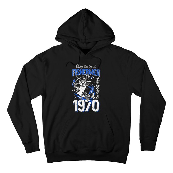 51 Years Old Fishing Fisherman 1970 51st Birthday Hoodie