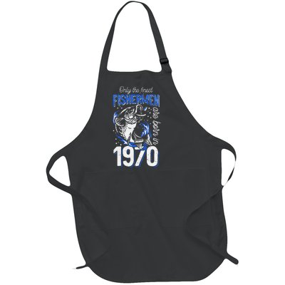 51 Years Old Fishing Fisherman 1970 51st Birthday Full-Length Apron With Pockets