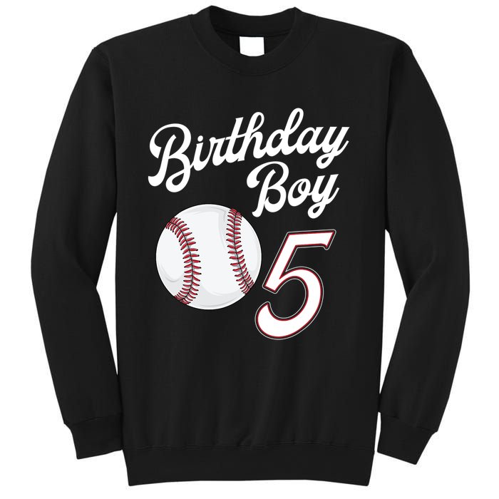 5 Years Old Baseball Themed 5th Birthday Party Sports Sweatshirt