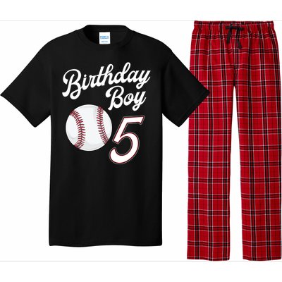 5 Years Old Baseball Themed 5th Birthday Party Sports Pajama Set