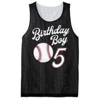 5 Years Old Baseball Themed 5th Birthday Party Sports Mesh Reversible Basketball Jersey Tank