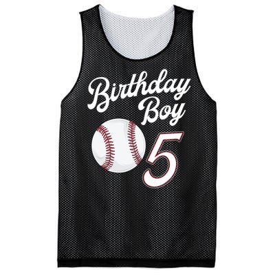 5 Years Old Baseball Themed 5th Birthday Party Sports Mesh Reversible Basketball Jersey Tank