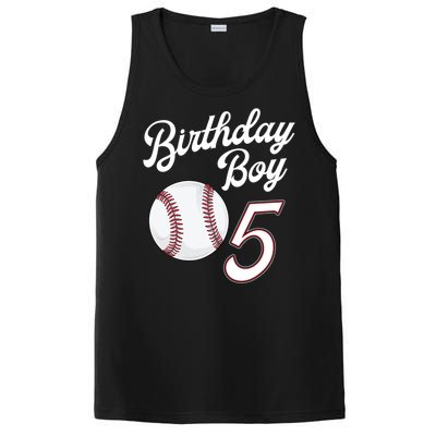 5 Years Old Baseball Themed 5th Birthday Party Sports PosiCharge Competitor Tank