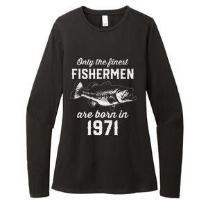 52 Year Old Fishing Fisherman 1971 52nd Birthday Womens CVC Long Sleeve Shirt