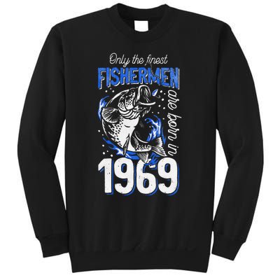 52 Years Old Fishing Fisherman 1969 52nd Birthday Sweatshirt